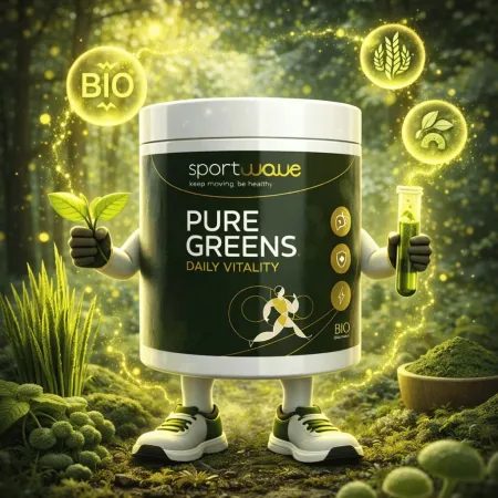 PURE GREENS DAILY VITALITY 300 g limun/limeta SportWave sveobuhvatna podrška vitalnosti