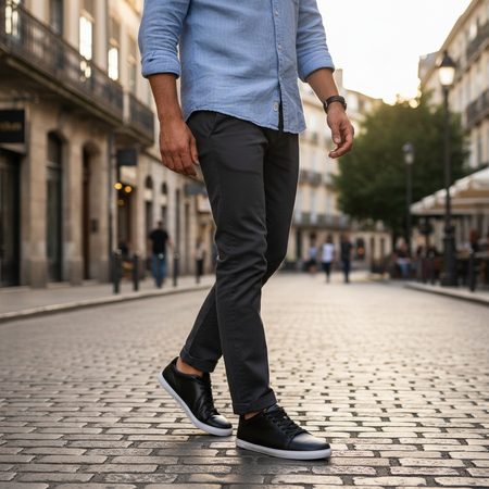 Barefoot Tenisky GROUNDIES® Zero Černé