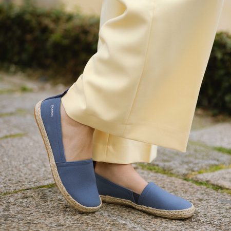 SHAPEN ESPADRILKY PLAYA Wide Indigo | Dámské barefoot espadrilky