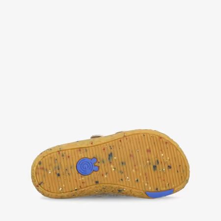 GROUNDIES® Malmö Home Beige/Blue Dječje barefoot papuče