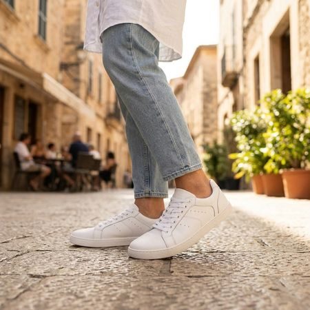 GROUNDIES® Universe White Barefoot tenisice
