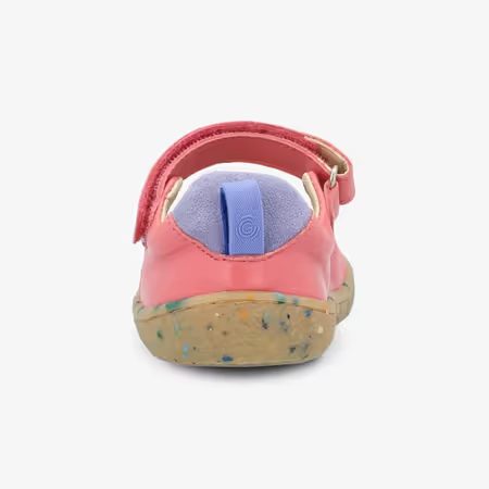 Dětské Barefoot Sandály GROUNDIES® Stella Kids Zářivě Růžové