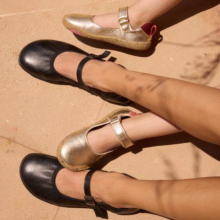 Dámské Barefoot Baleríny GROUNDIES® Amber 2.0 Černé