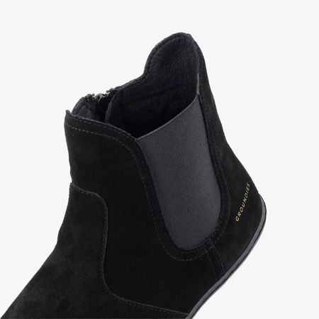 Barefoot Zateplené Chelsea GROUNDIES® CAMDEN MID Černé