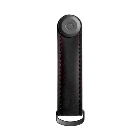 Klíčenka Orbitkey 2.0 Crazy Horse Obsidian Black & Red