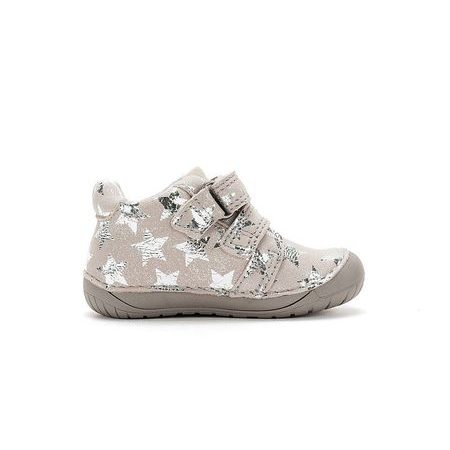 Dětské barefoot tenisky D.D.STEP S070-62583B Béžové hvězdy