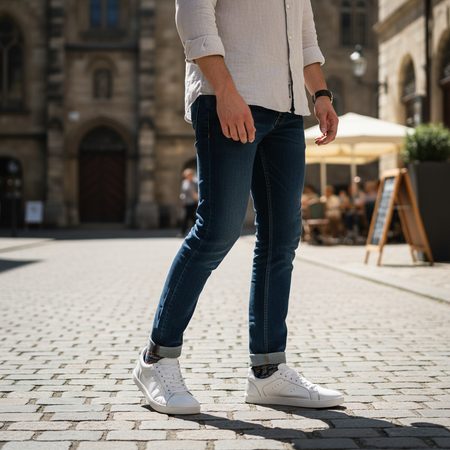 GROUNDIES® Universe REGULAR White Barefoot tenisice