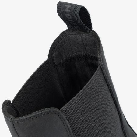 Dámské Barefoot+ Zateplené Chelsea GROUNDIES CAMDEN Černé Matné