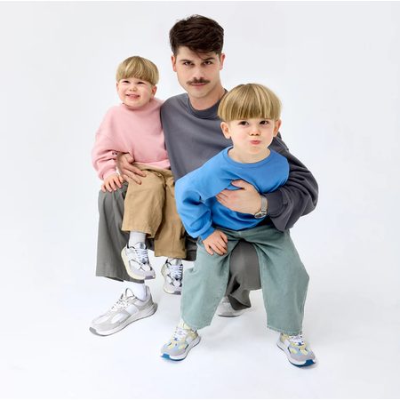 Dětské Barefoot Tenisky GROUNDIES® Starlite 2.0 Junior Citronovo Modré