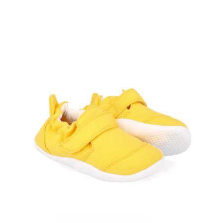 BOBUX XPLORER GO ORGANIC Yellow | Dětské barefoot tenisky