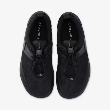 Barefoot Outdoorové Boty GROUNDIES® Chamonix TR Low Černé