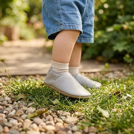 Dječje Barefoot Papučice RAYVE CRAVITOS SOFT sive