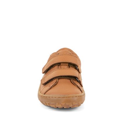 FRODDO TENISKY BAZE LEATHER D-VELCRO Cognac | Dětské barefoot tenisky