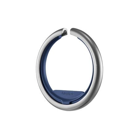 Chytrý kroužek na klíče Orbitkey Ring - Navy & Silver