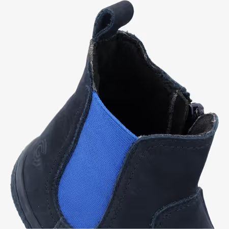 Dětské Barefoot Zateplené Kotníkové Boty GROUNDIES® Everyday Kids Modré