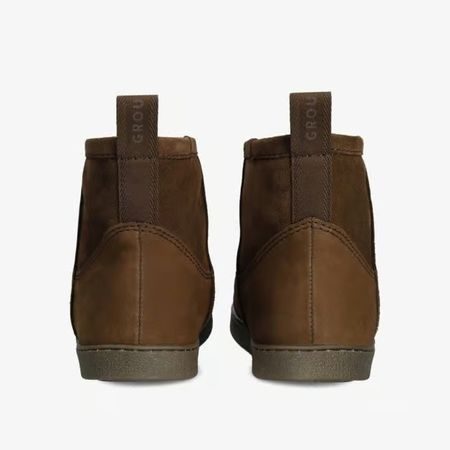 GROUNDIES® COZY BOOT LOW Chocolate Ženske Barefoot Topline Čizme