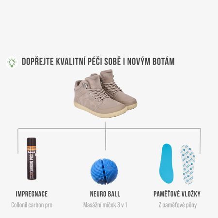 BE LENKA ZIMNÍ KOTNÍKOVÉ ArcticEdge - Beige