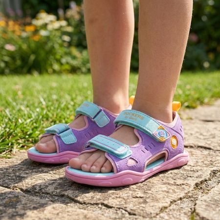 DOCKERS BY GERLI Sandály Lila | Dětské barefoot sandály