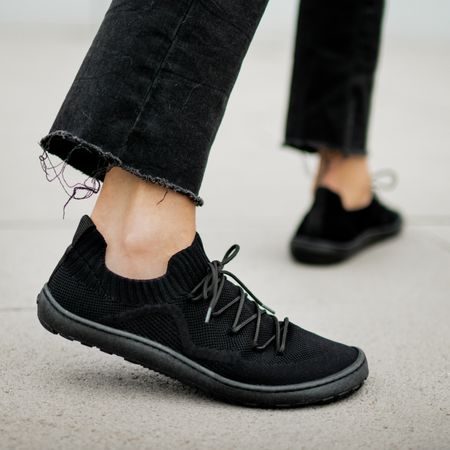 FRODDO TENISKY LIGHT Black | Dětské barefoot tenisky