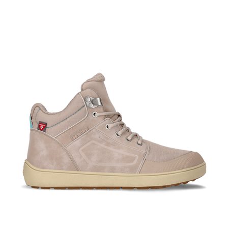 BE LENKA ZIMNÍ KOTNÍKOVÉ ArcticEdge - Beige | Zimní zateplené barefoot boty