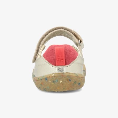 Dětské Barefoot Sandály GROUNDIES® Stella Kids Champagne