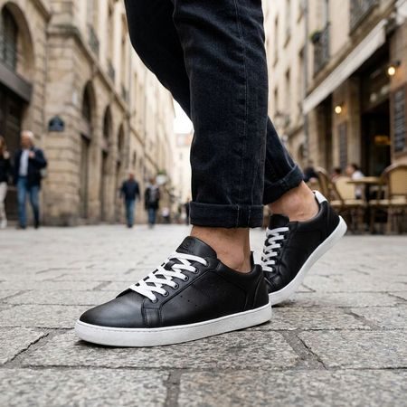 GROUNDIES® Universe Black/White Barefoot tenisice