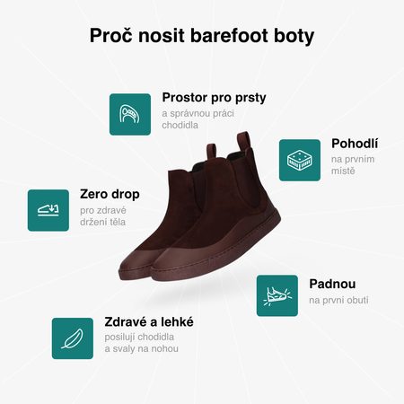 GROUNDIES® Sienna Bordeaux Женски Barefoot Челси