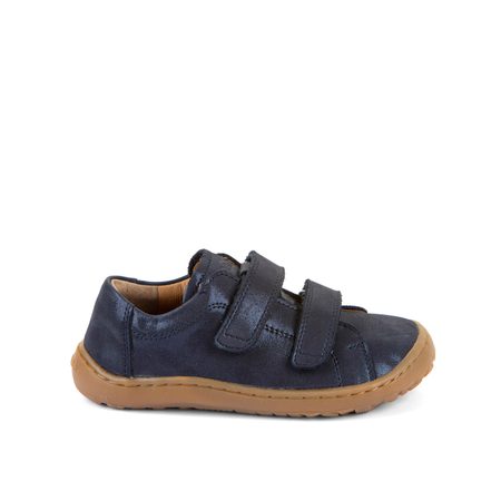 FRODDO TENISKY BAZE LEATHER D-VELCRO Blue+ | Dětské barefoot tenisky