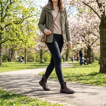 BE LENKA ENTICE NEO Dark Brown & Black | Dámské barefoot chelsea boty