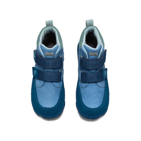 AFFENZAHN LOWBOOT LEATHER FRIENDY SHARK Blue | Dětské celoroční barefoot boty