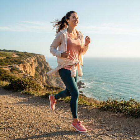 GROUNDIES® Active Knit Peach Ženske Barefoot Tenisice