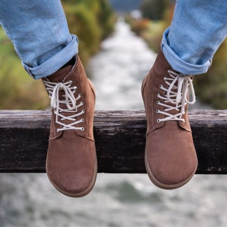 BE LENKA WINTER 3.0 Walnut Brown | Zimní zateplené barefoot boty