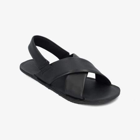 Barefoot Sandály GROUNDIES® Kos Černé