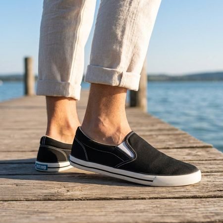 MTNG FREE SLIP-ON Black | Muške barefoot tenisice