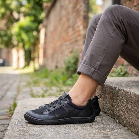 FRODDO TENISKY GEO MI Black | Sportovní barefoot tenisky