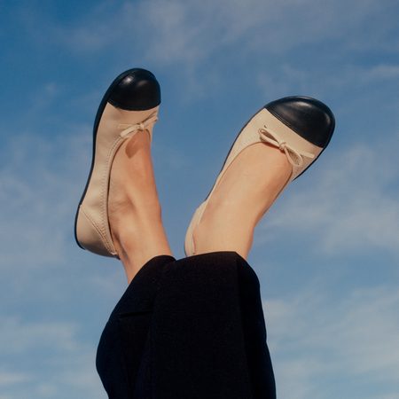 Dámské Barefoot Baleríny GROUNDIES® Ruby Béžovo Černé