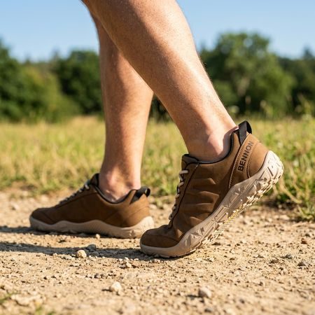 Barefoot Kožené Boty BENNON Hnědé
