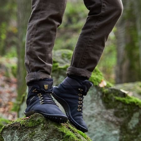 LEGUANO HUSKY Black 2LEGUANO HUSKY Black | Kotníčkové zateplené barefoot boty