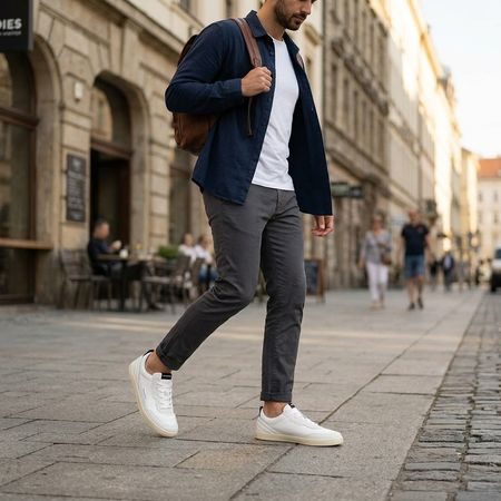 GROUNDIES® Zurich Black/White Barefoot tenisice