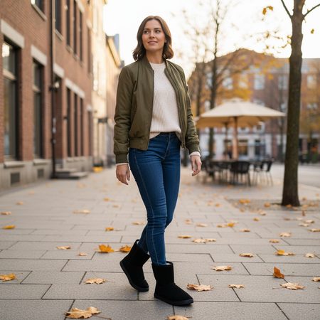 GROUNDIES® COZY BOOT 2.0 Black Ženske barefoot podstavljene čizme