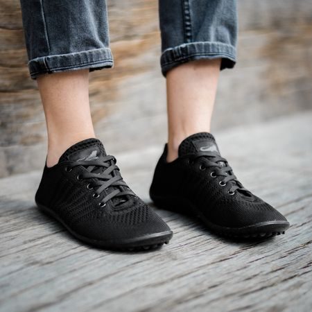 LEGUANO GO Black | Barefoot tenisky