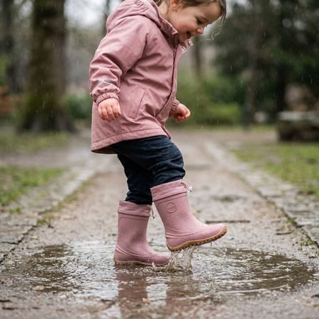Dječje Barefoot Gumene Čizme RAYVE MONSOON COVER pink/caramel