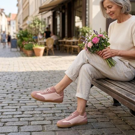 GROUNDIES® Panama Soft Rózsaszín Női barefoot tornacipő