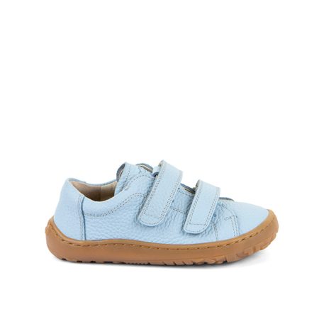 FRODDO TENISKY BAZE LEATHER D-VELCRO Light Blue | Dětské barefoot tenisky
