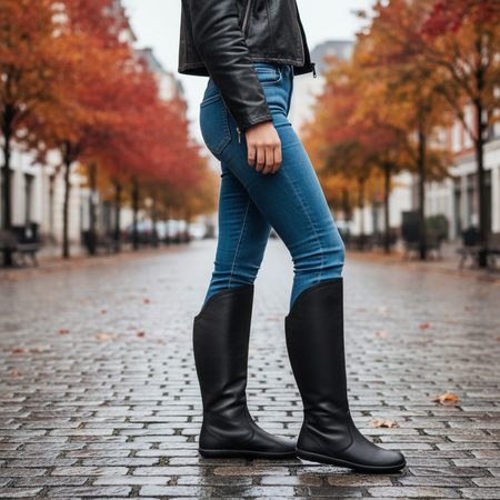 GROUNDIES® Cizme barefoot izolate Mila Black