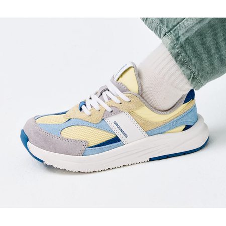 Dječje Barefoot Tenisice GROUNDIES® Starlite 2.0 Junior Limun Plave