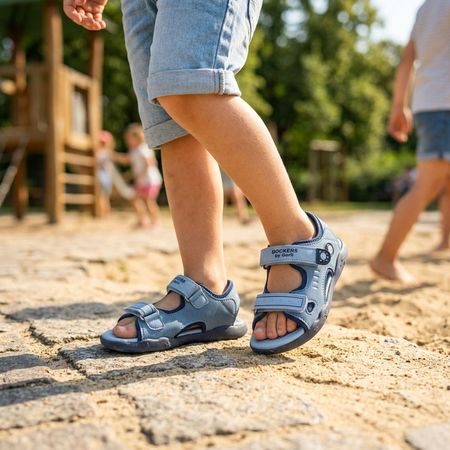 DOCKERS BY GERLI Sandály Modré | Dětské barefoot sandály