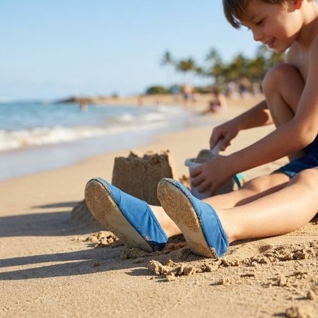Dječje Barefoot cipele za vodu RAYVE SPLASHSAFE midnight blue