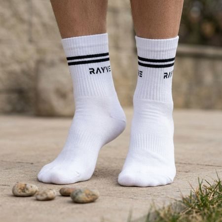 RAYVE BAREFOOT PAMUČNE ČARAPE Bijele
