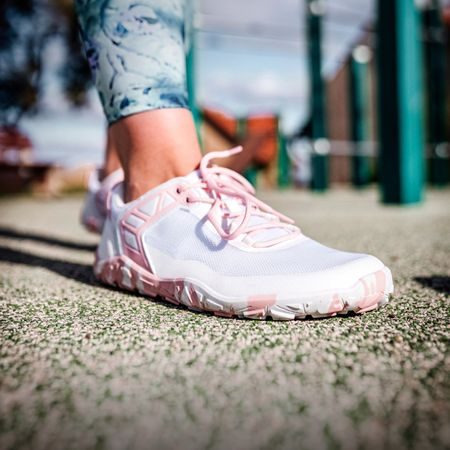 Barefoot Sportovní Tenisky BENNON Bílo/růžové
